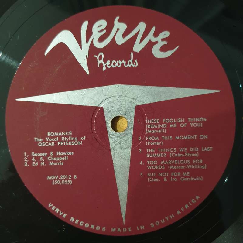 Oscar Peterson  Romance - The Vocal Styling Of Oscar Peterson - Vinyl LP Record - Very-Good+ Q...
