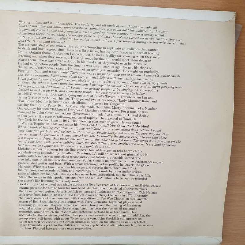 Gordon Lightfoot - Gord's Gold (US Pressing) - Vinyl LP Record - Very-Good+ Quality (VG+) (verygo...