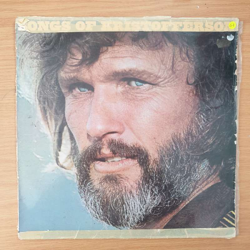Kris Kristofferson - Songs of Kris Kristofferson - Vinyl LP Record - Good+ Quality (G+) (gplus)