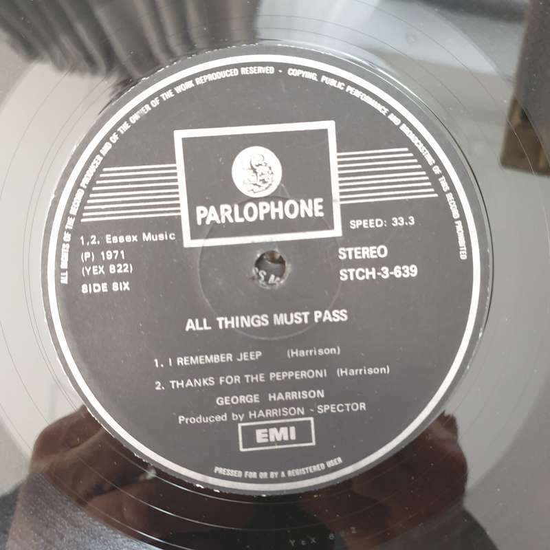 George Harrison  All Things Must Pass (includes lyrics booklet) - 3x Vinyl LP Record Box Se...