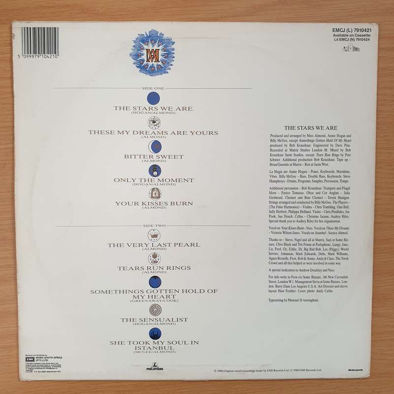 Marc Almond - The Stars We Are - Vinyl LP Record - Very-Good+ Quality (VG+)