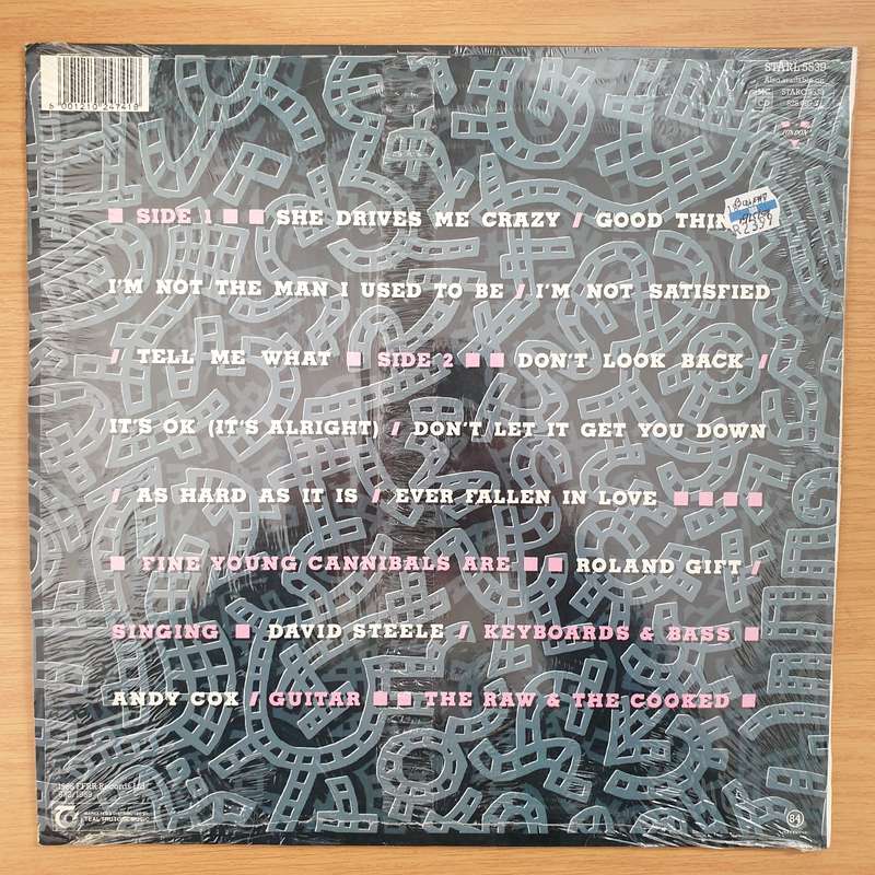 Fine Young Cannibals  The Raw & The Cooked - Vinyl LP Record - Very-Good+ Quality (VG+) (veryg...