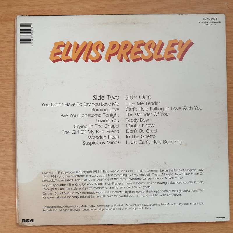 Elvis Presley  Revival - Vinyl LP Record - Very-Good+ Quality (VG+) (verygoodplus)