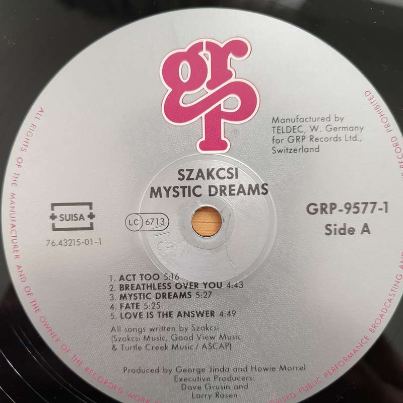 Szakcsi  Mystic Dreams - Vinyl LP Record - Very-Good+ Quality (VG+) (verygoodplus)