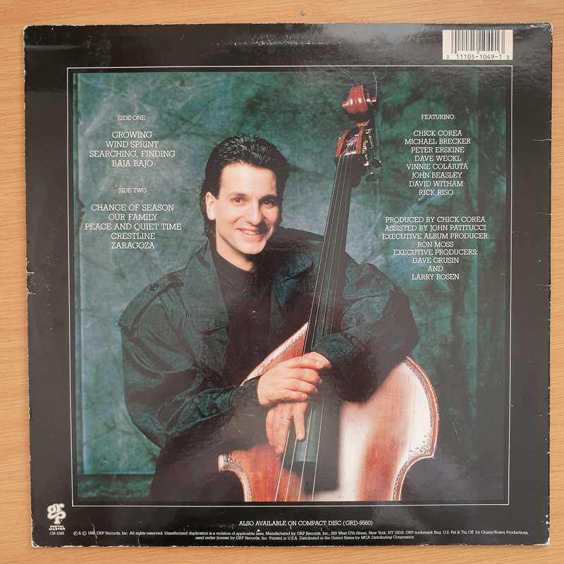 John Patitucci  John Patitucci - Vinyl LP Record - Very-Good+ Quality (VG+) (verygoodplus)