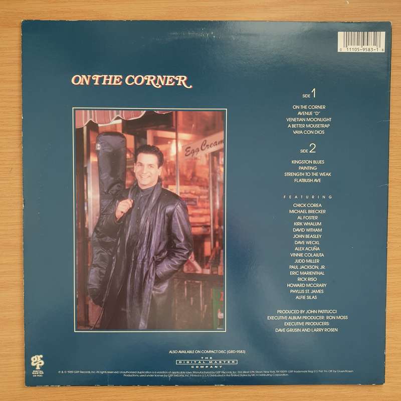 John Patitucci  On The Corner - Vinyl LP Record - Very-Good+ Quality (VG+) (verygoodplus)