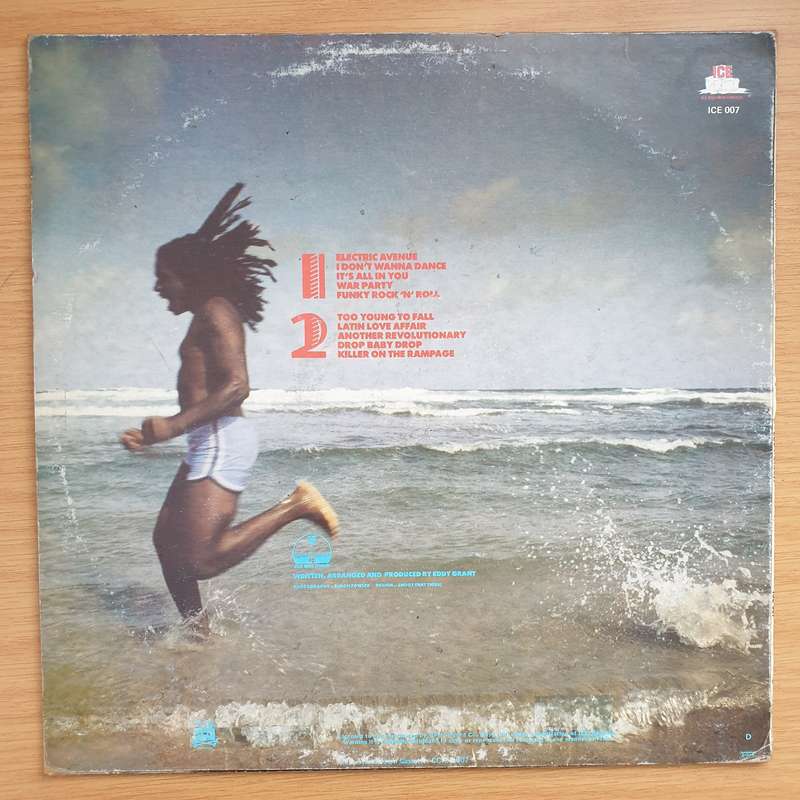 Eddy Grant  Killer On The Rampage - Vinyl LP Record - Very-Good Quality (VG) (verry)