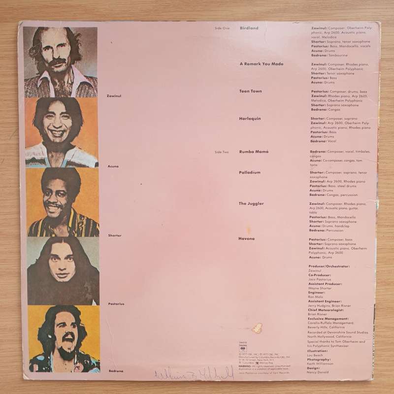 Weather Report  Heavy Weather - Vinyl LP Record - Very-Good+ Quality (VG+)
