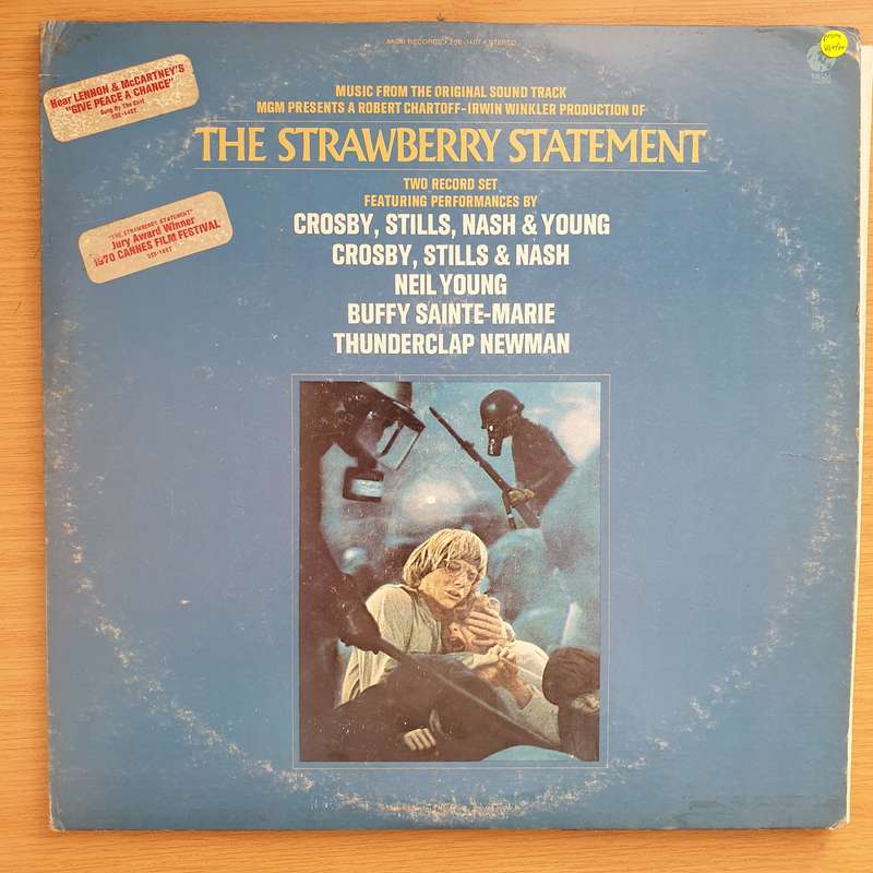 The Strawberry Statement - Promo Album - Double Vinyl LP Record - Very-Good+ Quality (VG+)