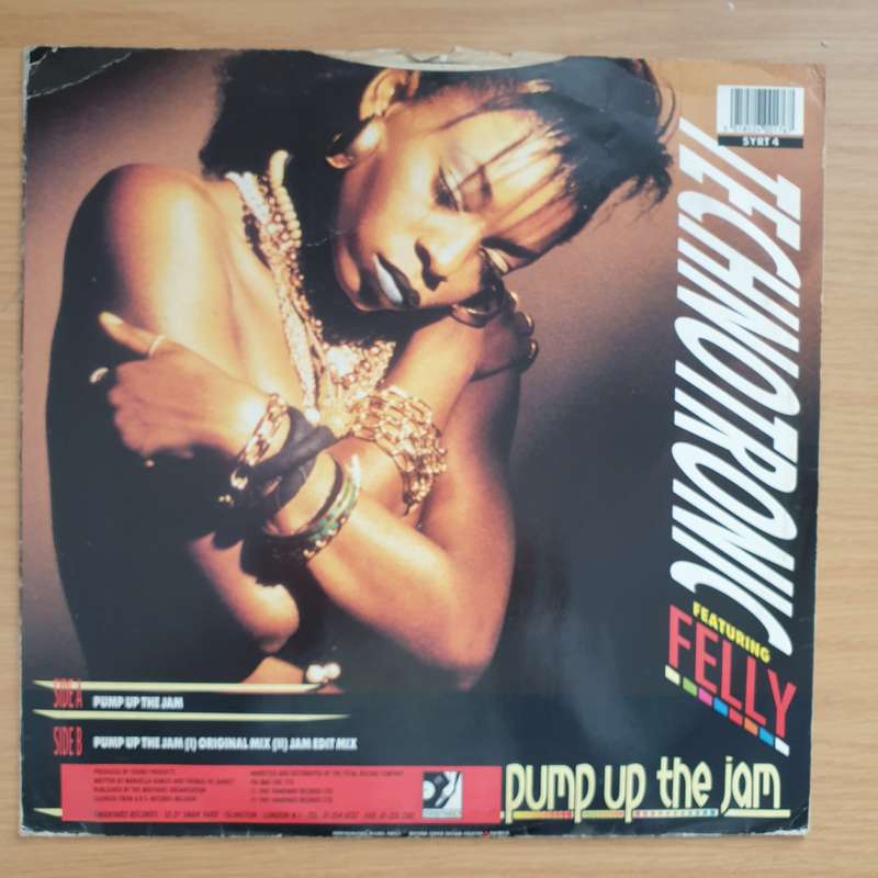 Technotronic Featuring Felly  Pump Up The Jam - Vinyl LP Record - Very-Good+ Quality (VG+)