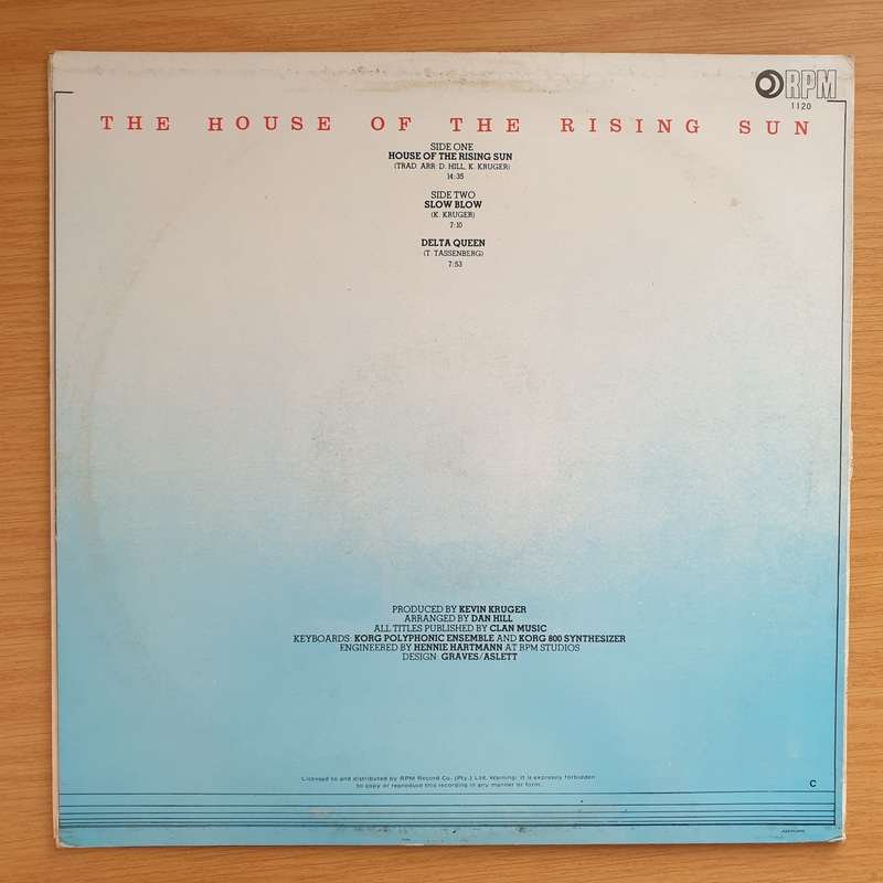 HOT R.S.  The House Of The Rising Sun - Vinyl LP Record - Very-Good+ Quality (VG+)