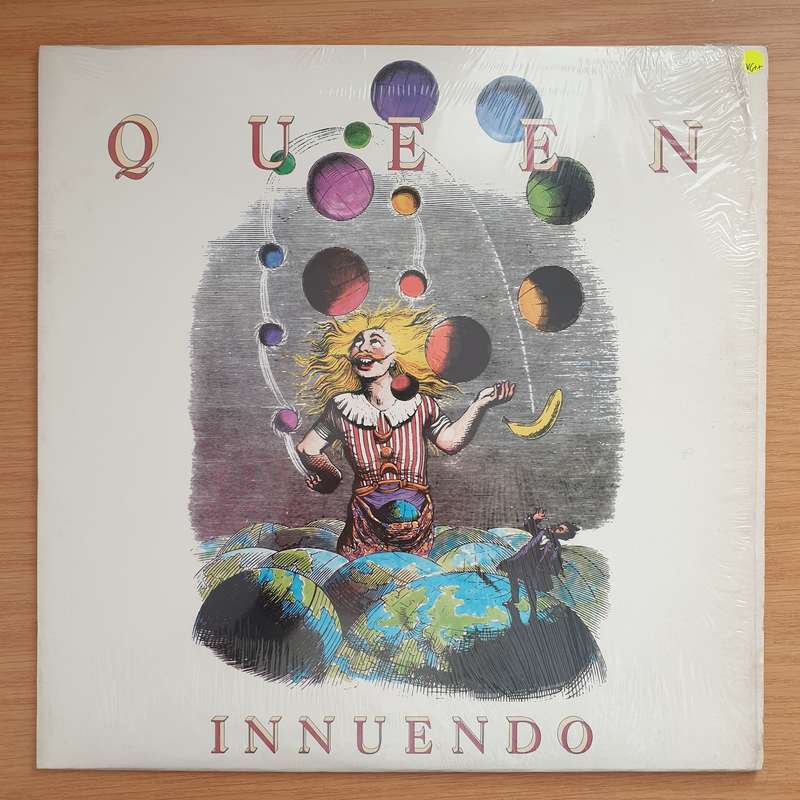 Queen  Innuendo - Vinyl LP Record - Very-Good+ Quality (VG+)