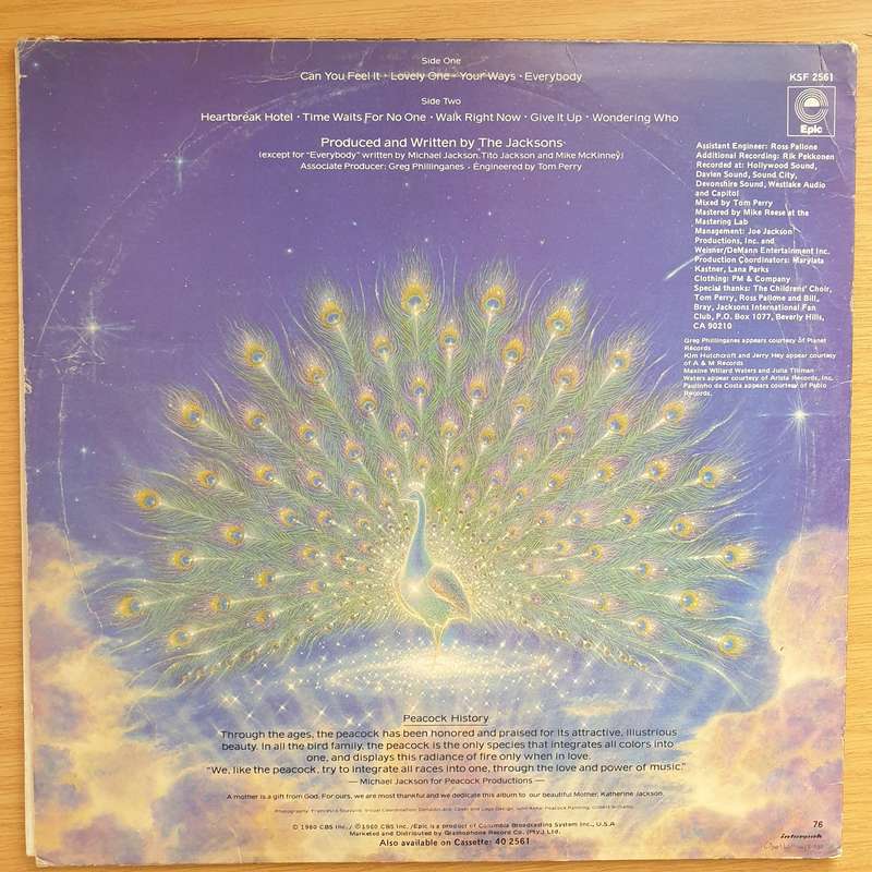 The Jacksons  Triumph - Vinyl LP Record - Very-Good+ Quality (VG+)