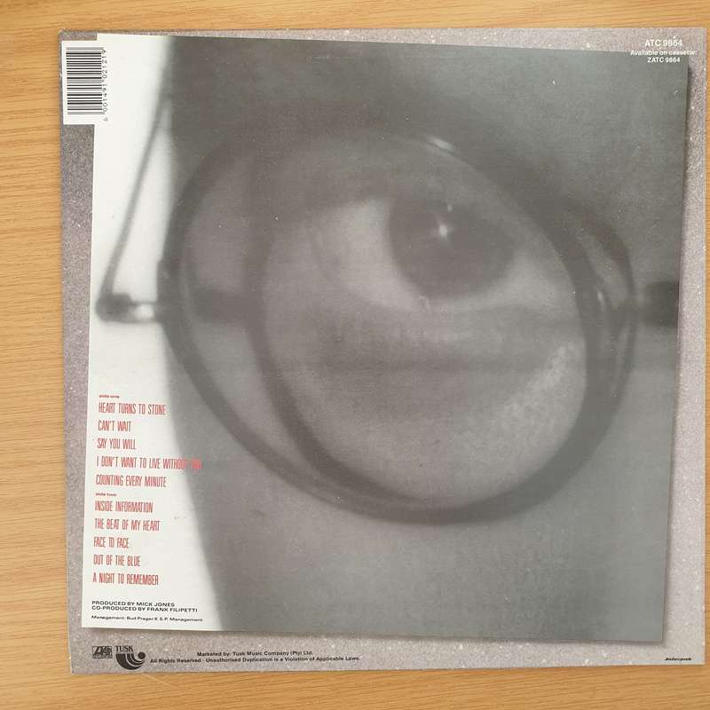 Foreigner  Inside Information - Vinyl LP Record - Very-Good+ Quality (VG+) (verygoodplus)