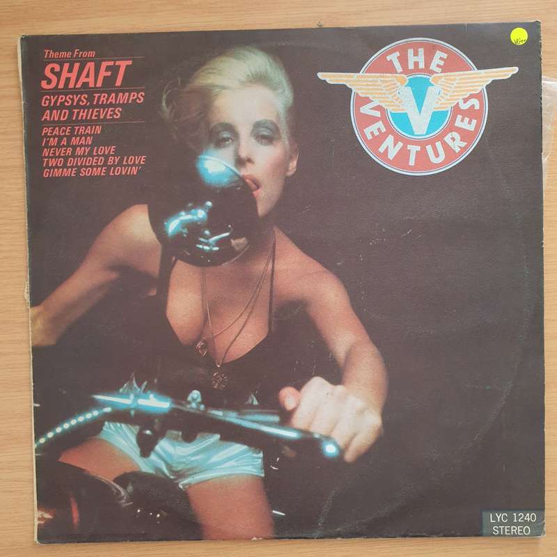 The Ventures  Theme From Shaft  Vinyl LP Record - Very-Good+ Quality (VG+) (verygoodplus)