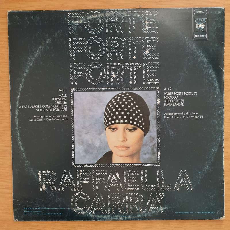 Raffaella Carrà  Forte Forte Forte (Greece)  Vinyl LP Record - Very-Good+ Quality (VG+) (v...