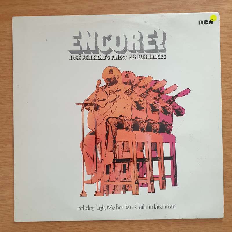 José Feliciano  Encore! José Feliciano's Finest Performances  Vinyl LP Record (VG+)