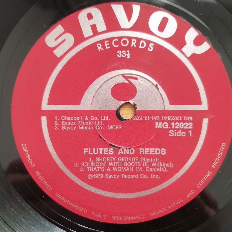 Flutes And Reeds  Ernie Wilkins / Frank Wess / Jerome Richardson / Hank Jones / Eddie Jones / ...