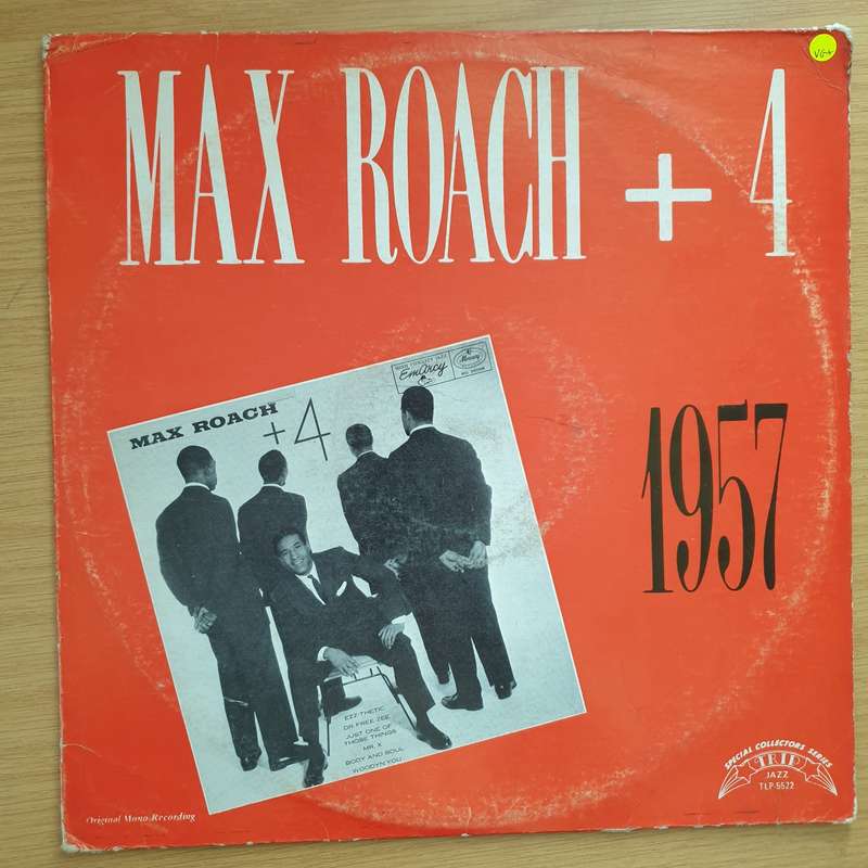 Max Roach  + 4  Vinyl LP Record - Very-Good+ Quality (VG+) (verygoodplus)