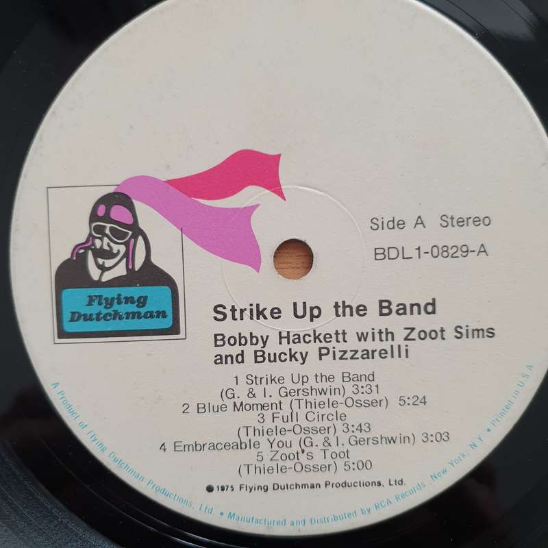 Strike Up The Band  Bobby Hackett, Zoot Sims, Bucky Pizzarelli, Richard Davis, Mel Lewis & Han...