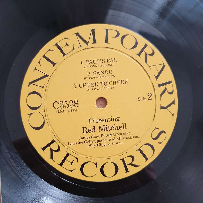 Red Mitchell  Presenting Red Mitchell - Vinyl LP Record - Very-Good Quality (VG) (verry)