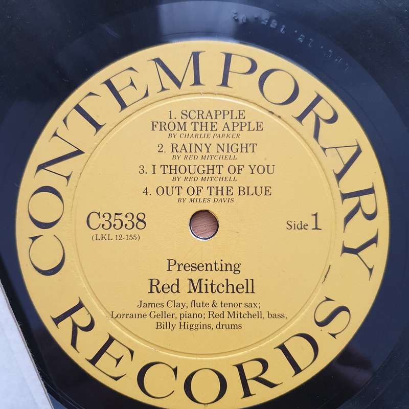 Red Mitchell  Presenting Red Mitchell - Vinyl LP Record - Very-Good Quality (VG) (verry)