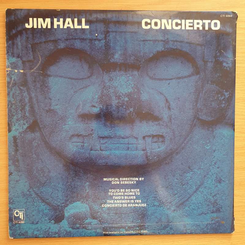 Jim Hall  Concierto - Vinyl LP Record - Very-Good Quality (VG) (verry)