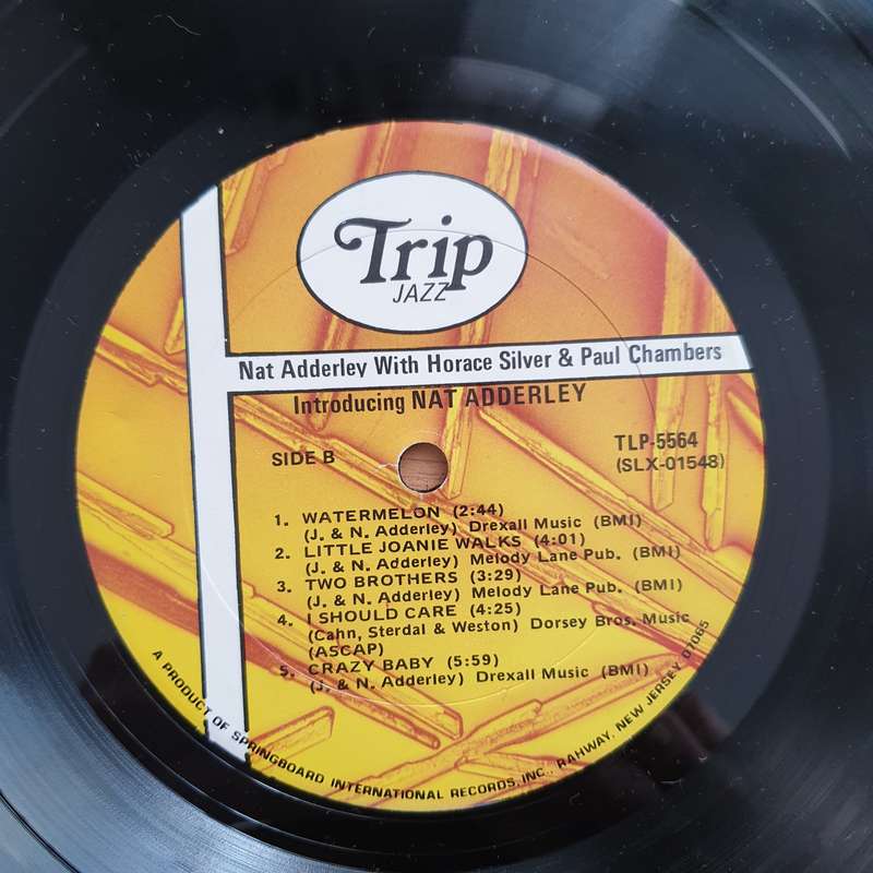 Nat Adderley  Introducing Nat Adderley - Vinyl LP Record - Very-Good+ Quality (VG+) (verygoodp...