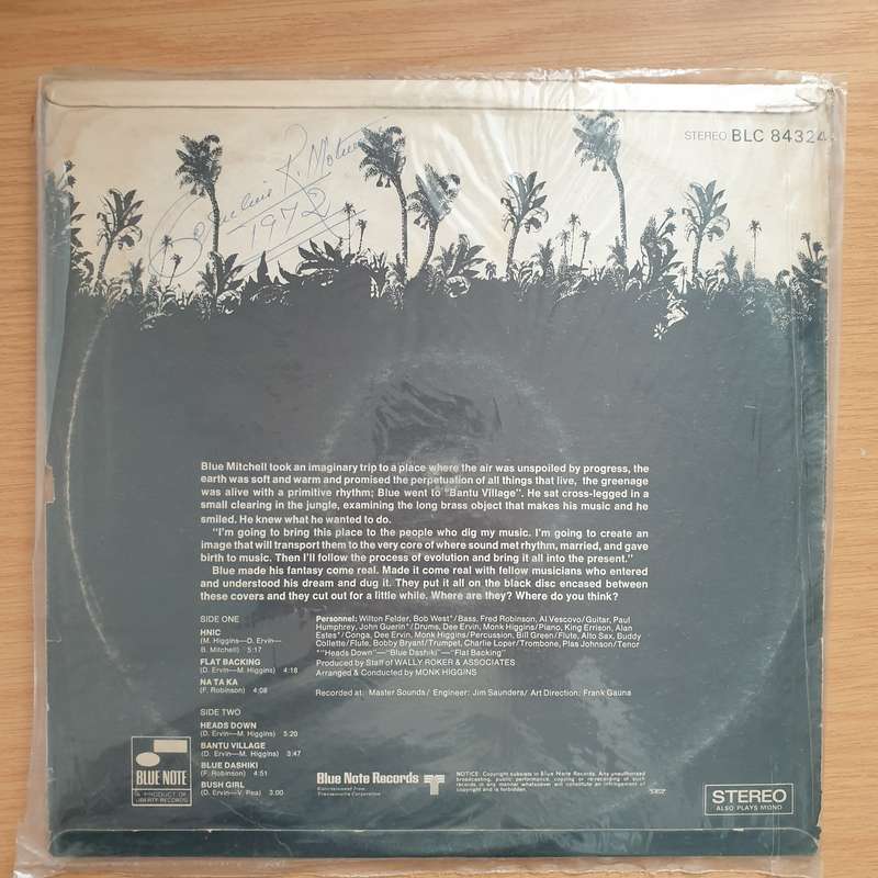 Blue Mitchell  Bantu Village - Vinyl LP Record - Very-Good+ Quality (VG+) (verygoodplus)