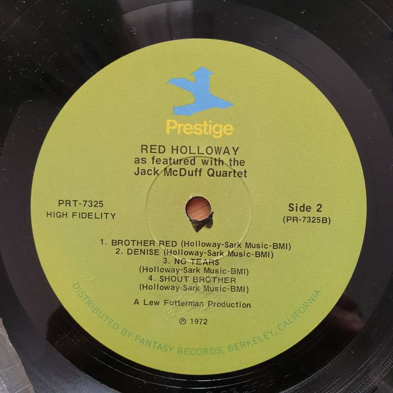 Red Holloway With The Brother Jack McDuff Quartet  Cookin' Together - Vinyl LP Record - Very-G...