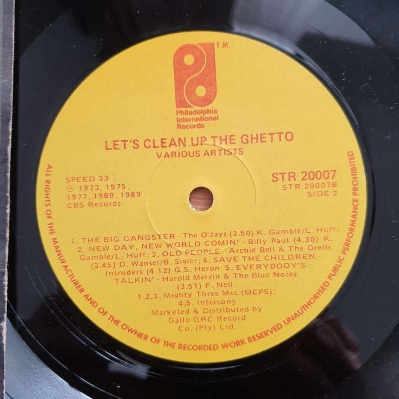 The Philadelphia International All-Stars  Let's Clean Up The Ghetto - Vinyl LP Record - Very-G...