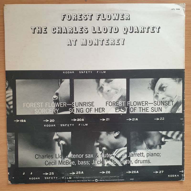 Charles Lloyd  Forest Flower - at Monterey - Vinyl LP Record - Very-Good- Quality (VG-) (minus)