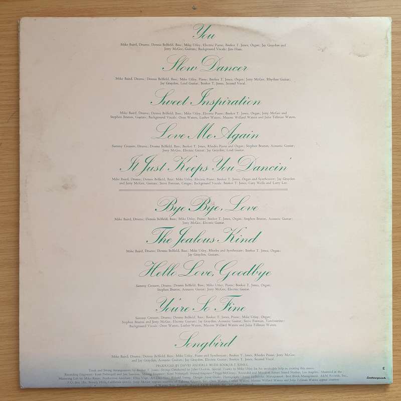 Rita Coolidge  Love Me Again - Vinyl LP Record - Very-Good+ Quality (VG+) (verygoodplus)