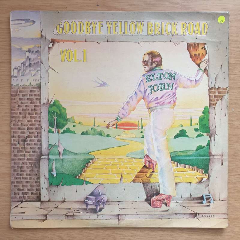 Elton John - Goodbye Yellow Brick Road Vol 1 - Vinyl LP Record - Very-Good Quality (VG) (verry)