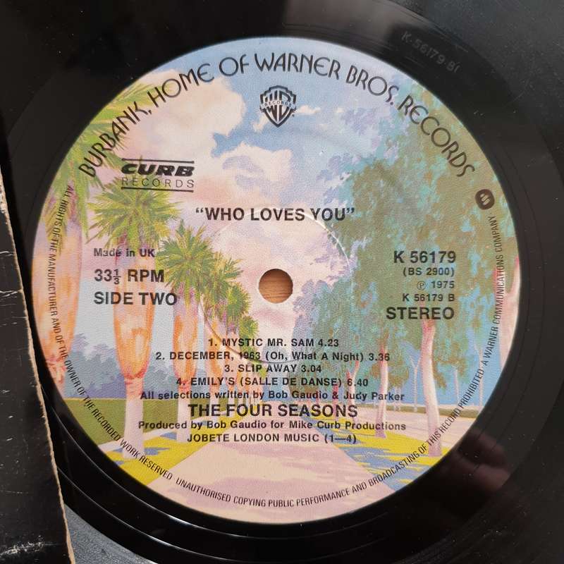 The Four Seasons  Who Loves You (UK) - Vinyl LP Record  (VG)