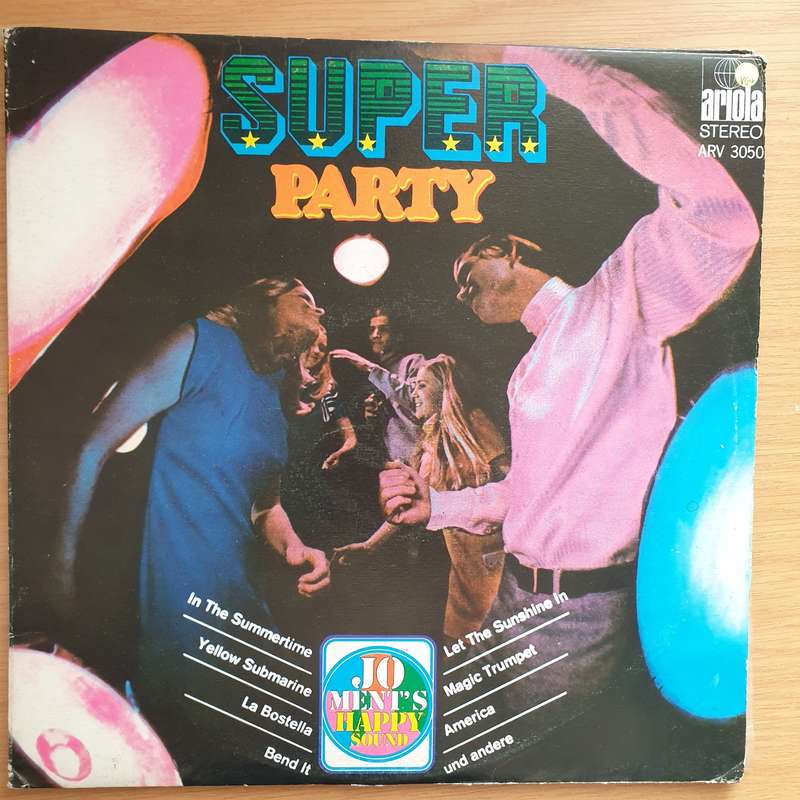 Super-Party - Jo Ment's Happy Sound And The Jo Ment-Singers  Vinyl LP Record - Very-Good+ Qual...