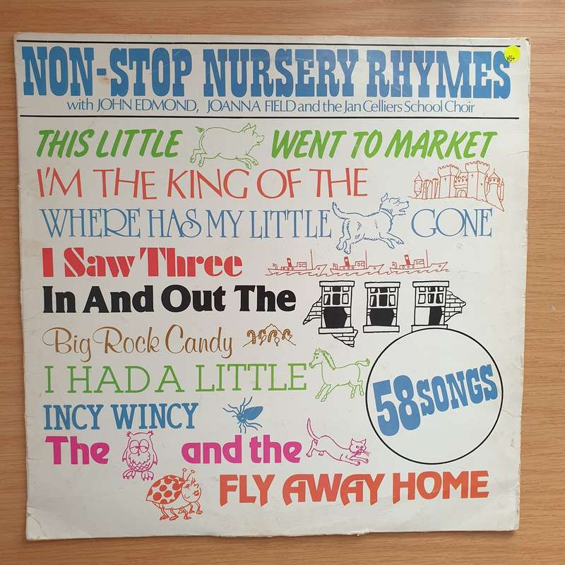 John Edmond, Joanna Field and the Jan Celliers School Choir - Non-Stop Nursery Rhymes  Vinyl L...