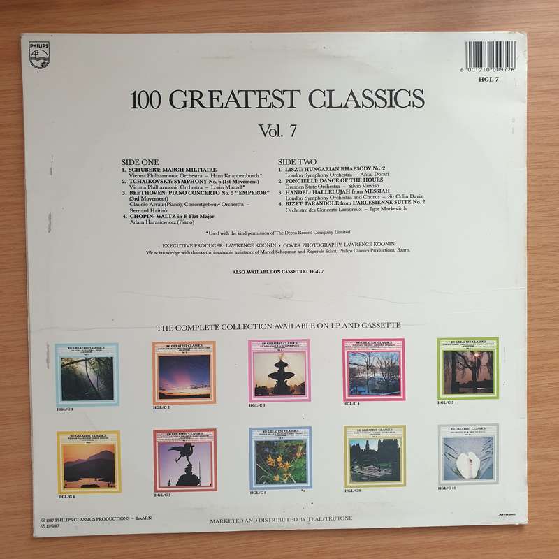 100 Greatest Classics Vol 7 -  Vinyl LP Record - Very-Good+ Quality (VG+)