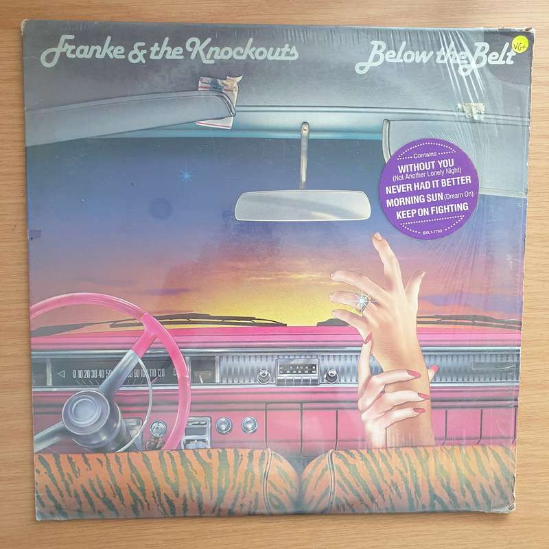Franke & The Knockouts  Below The Belt  Vinyl LP Record - Very-Good+ Quality (VG+) (verygoo...