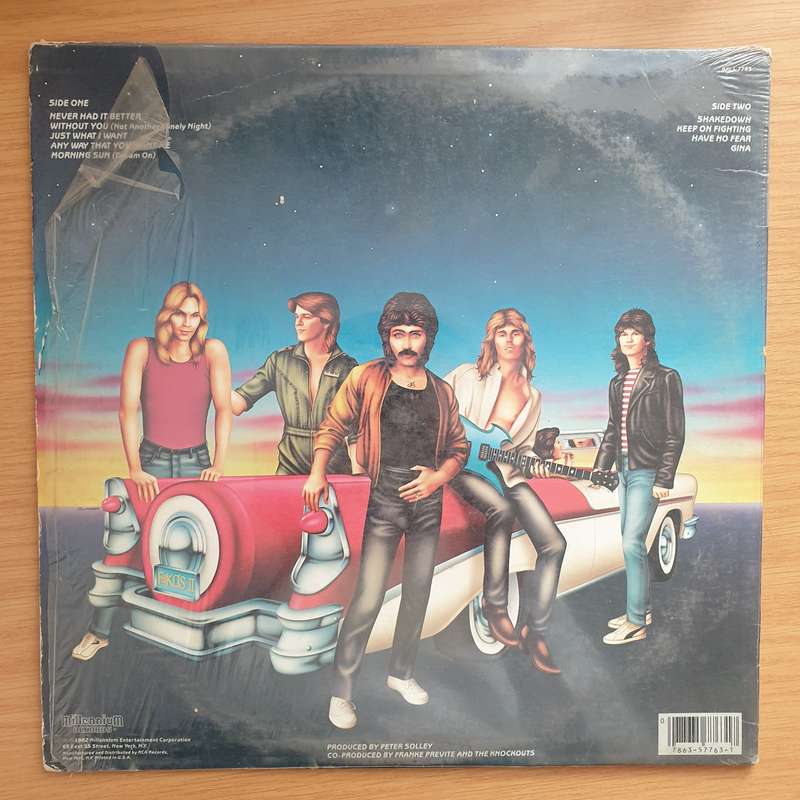 Franke & The Knockouts  Below The Belt  Vinyl LP Record - Very-Good+ Quality (VG+) (verygoo...