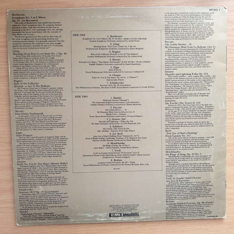 Masterpiece Series - Various  Vinyl LP Record - Very-Good+ Quality (VG+) (verygoodplus)