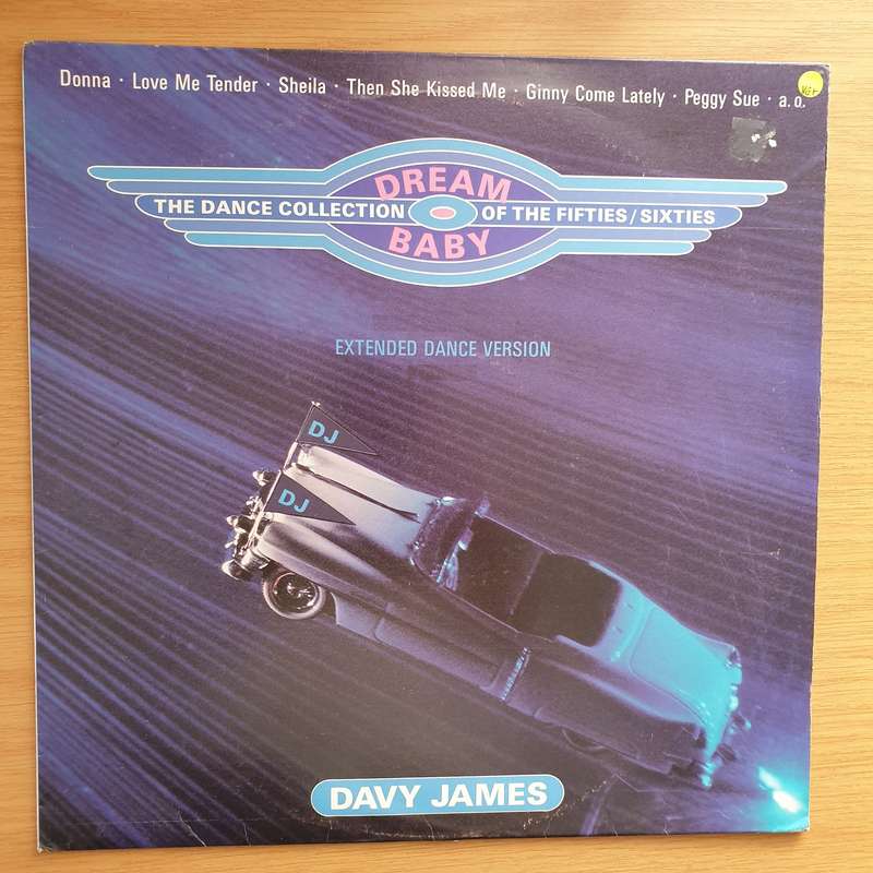 Dream Baby - Davy James - Extended Dance Version  Vinyl LP Record - Very-Good+ Quality (VG+) (...