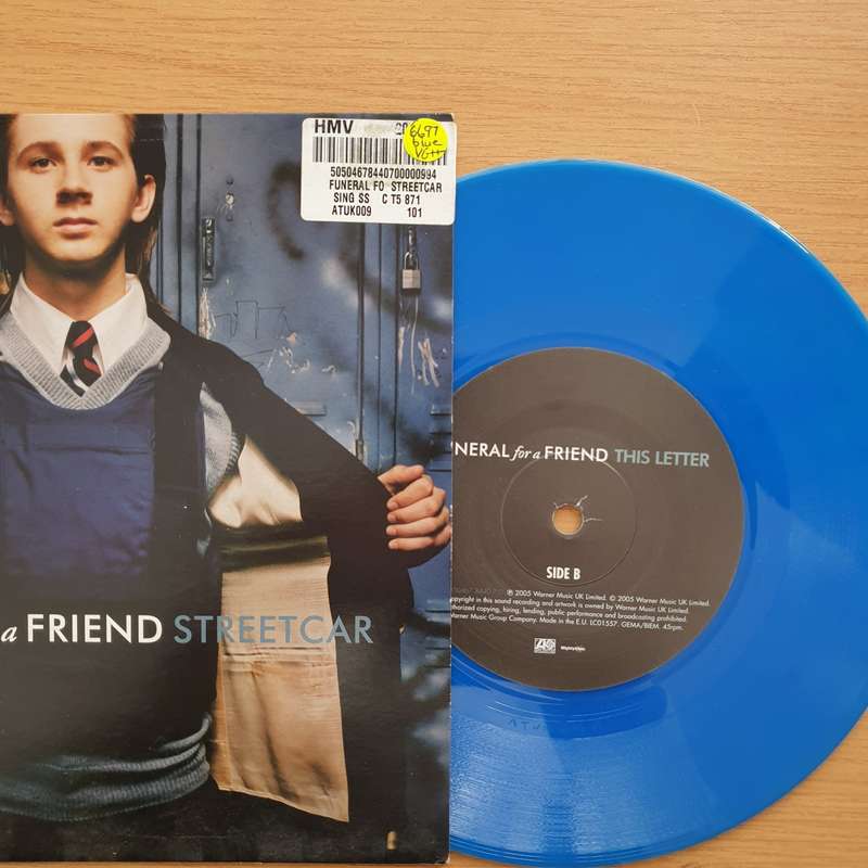 Funeral For A Friend  Streetcar - Vinyl 7" Record - Very-Good+ Quality (VG+) (verygoodplus7)