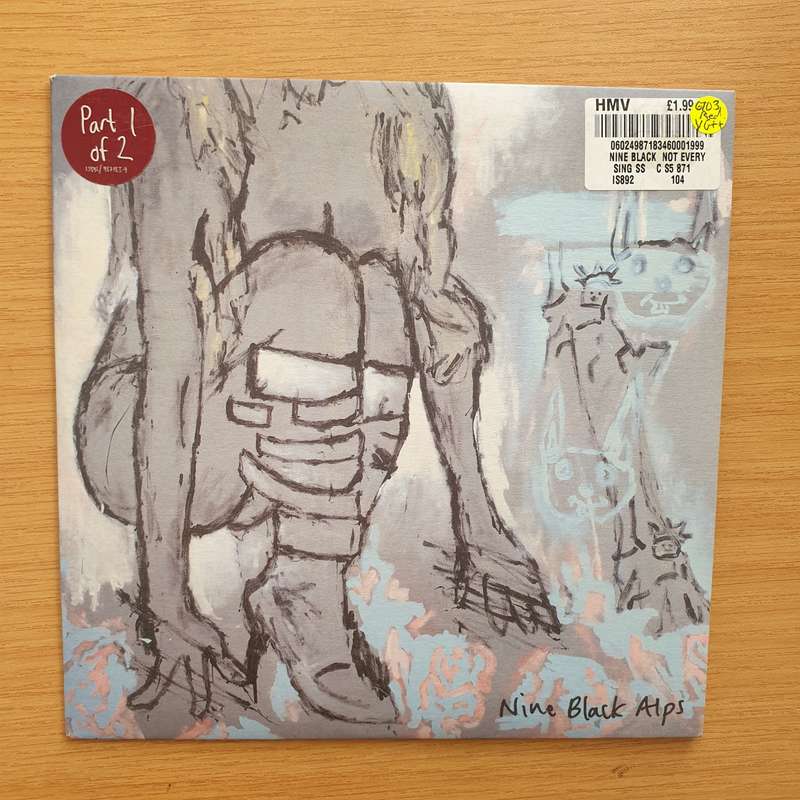 Nine Black Alps  Not Everyone/Get Even - Red Vinyl - Vinyl 7" Record - Very-Good+ Quality (VG+...