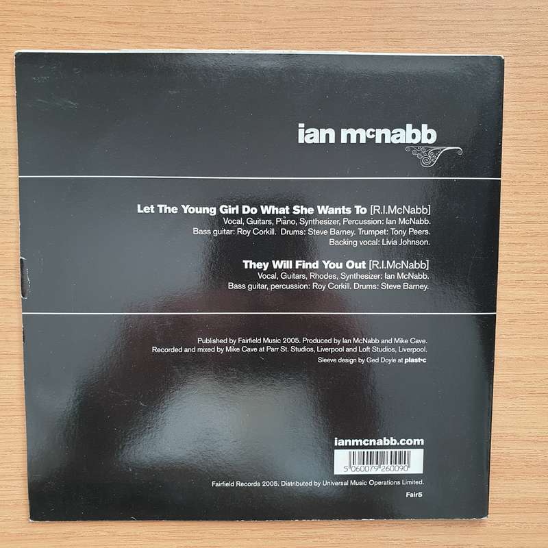 Ian McNabb  Let The Young Girl Do What She Wants To - Vinyl 7" Record - Very-Good+ Quality (VG...