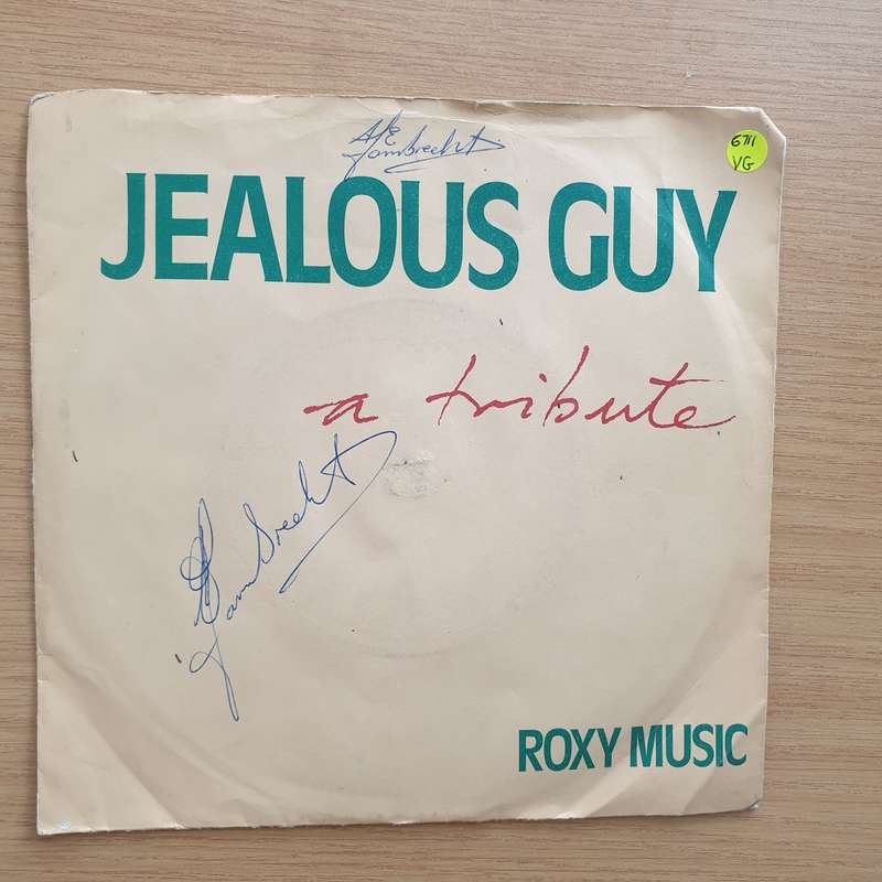 Roxy Music  Jealous Guy - Vinyl 7" Record - Very-Good Quality (VG)  (verry7)