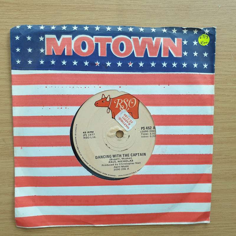 Paul Nicholas  Dancing With The Captain - Vinyl 7" Record - Very-Good+ Quality (VG+) (verygood...