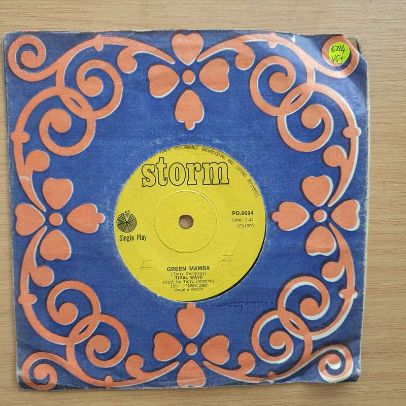 Tidal Wave  Green Mamba / Colonel Mustard - Vinyl 7" Record - Very-Good+ Quality (VG+) (verygo...