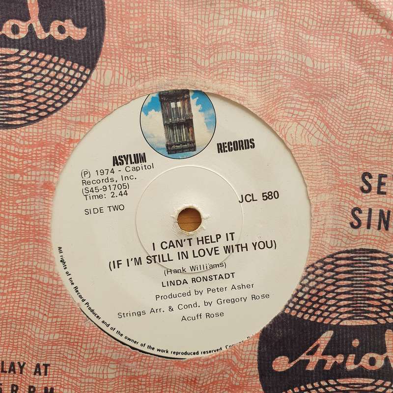 Linda Ronstadt  You're No Good - Vinyl 7" Record - (VG+)