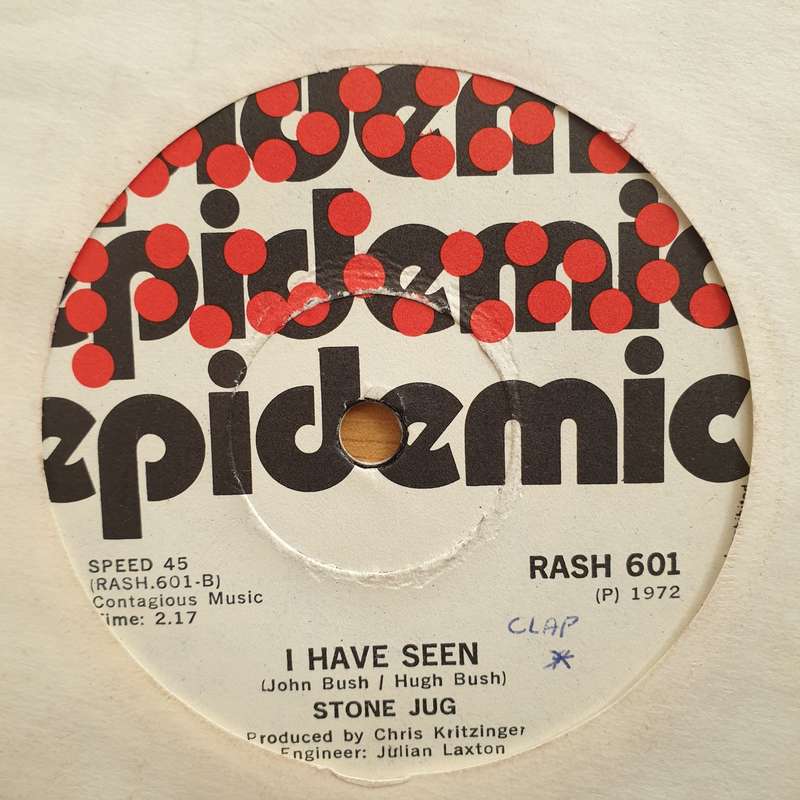Stone Jug  Chicken Heart / I Have Seen - Vinyl 7" Record - Very-Good+ Quality (VG+) (verygo...